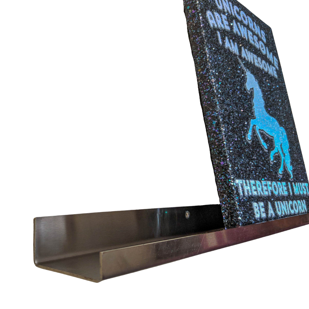 Floating Shelf Wall Mounted - Metal Channel Ledge
